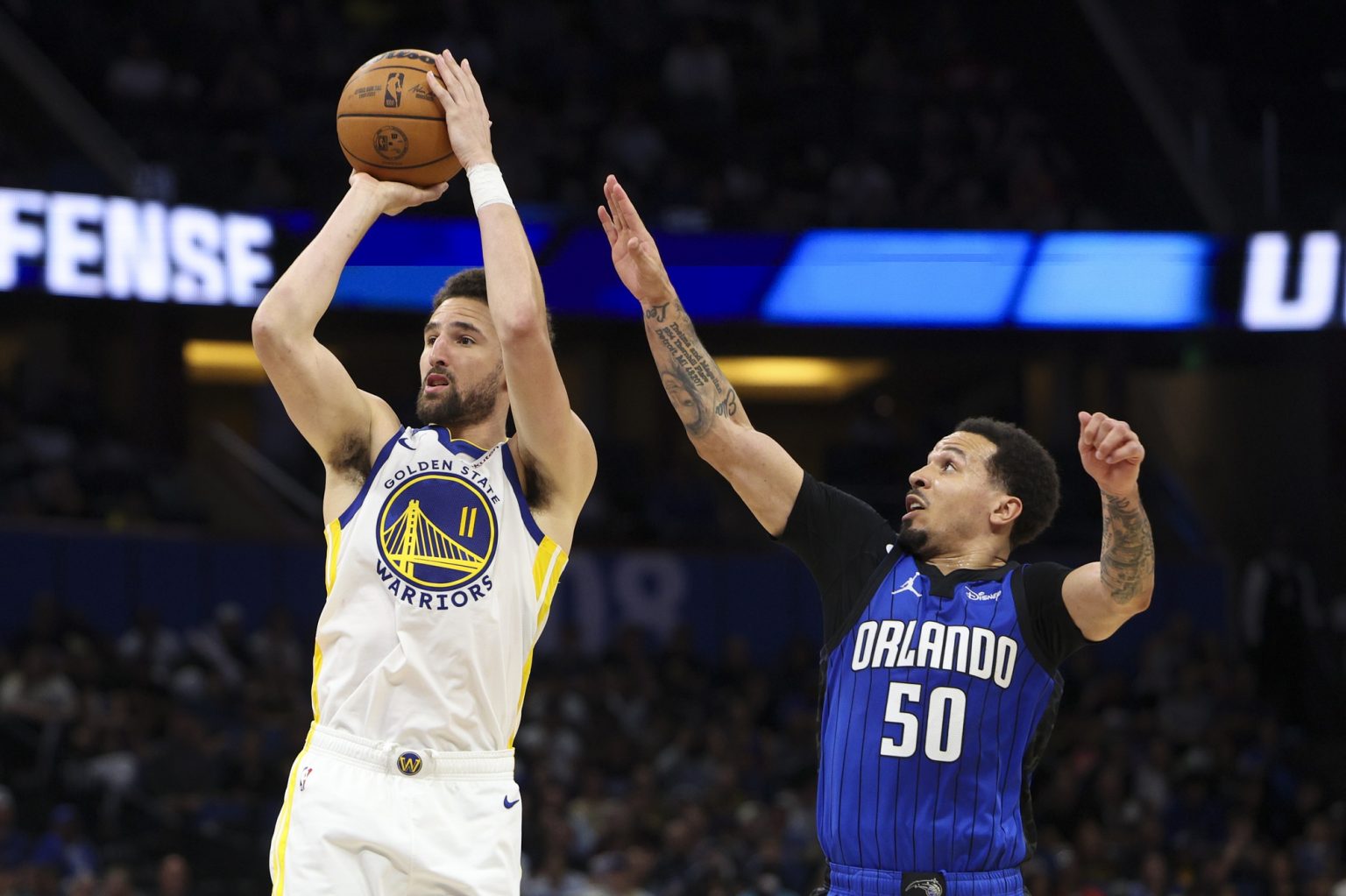 NBA: Golden State Warriors at Orlando Magic
