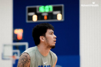 Kai Sotto playing for Orlando Magic summer league team