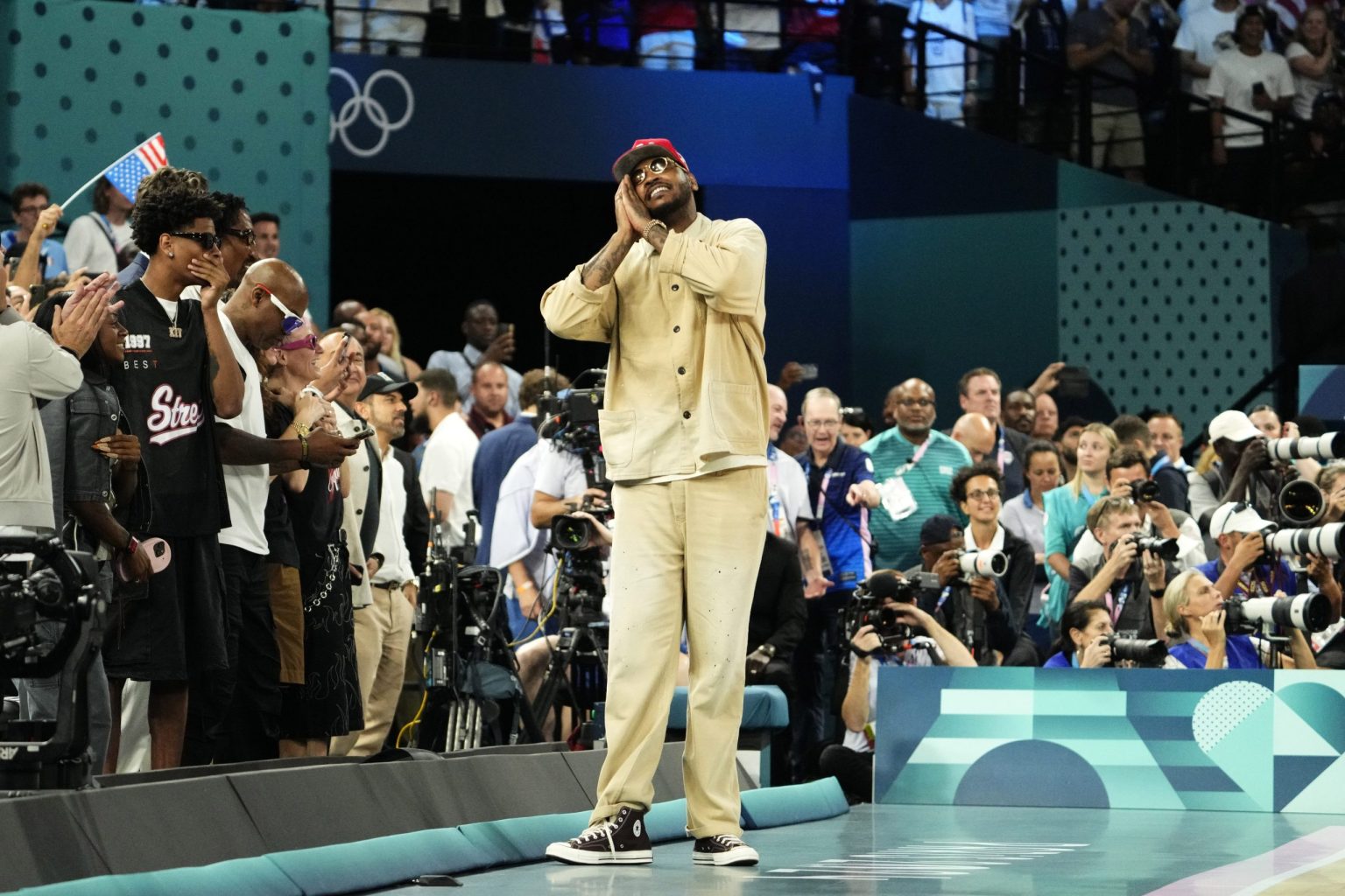 Carmelo Anthony names Bam Adebayo a no-brainer for LA Olympics